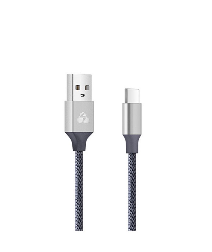 POWERTECH Καλώδιο USB σε Type-C eco small PTR-0052 copper, 1m, ασημί