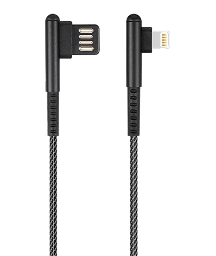 ROCKROSE καλώδιο USB σε Lightning Janus AL, 2.1A, 1m, μαύρο