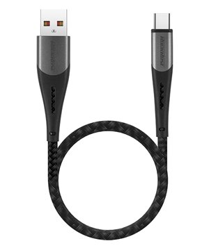 ROCKROSE καλώδιο USB σε USB Type-C Diesel AC Mini, 2.4A, 30cm, μαύρο