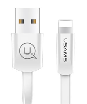 USAMS Καλώδιο USB σε Lightning US-SJ199, 1.2m, λευκό