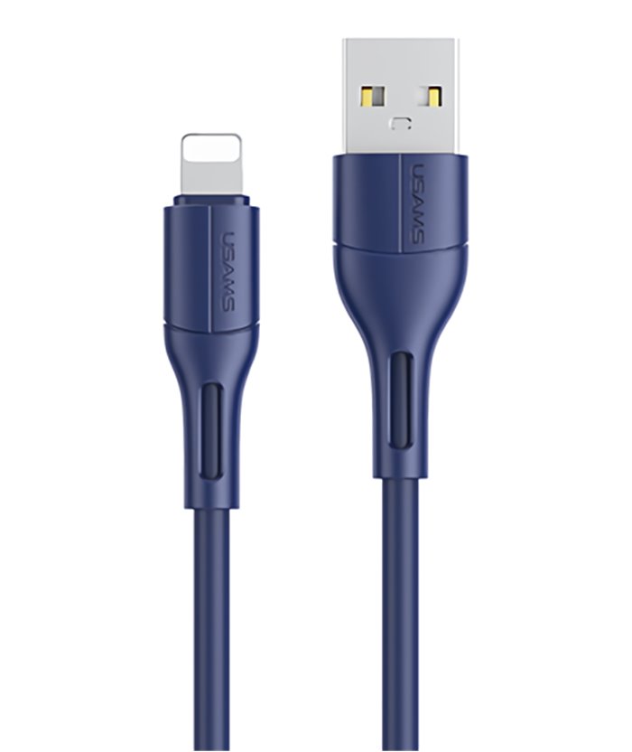 USAMS καλώδιο USB σε Lightning U68, 2A, 1m, μπλε