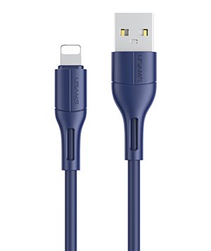 USAMS καλώδιο USB σε Lightning U68, 2A, 1m, μπλε