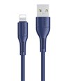 USAMS καλώδιο USB σε Lightning U68, 2A, 1m, μπλε