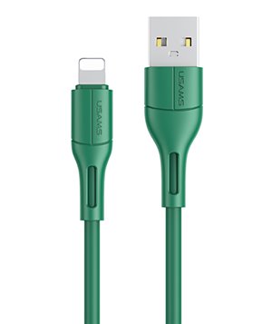 USAMS καλώδιο USB σε Lightning U68, 2A, 1m, πράσινο
