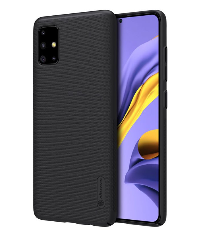 NILLKIN θήκη Super Frost Shield για Samsung Galaxy A51, μαύρη