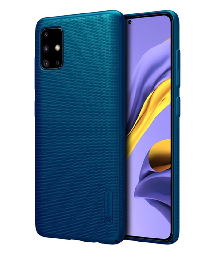 NILLKIN θήκη Super Frost Shield για Samsung Galaxy A51, μπλε