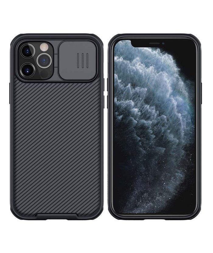 NILLKIN θήκη CamShield Pro για Apple iPhone 12/12 Pro, μαύρη