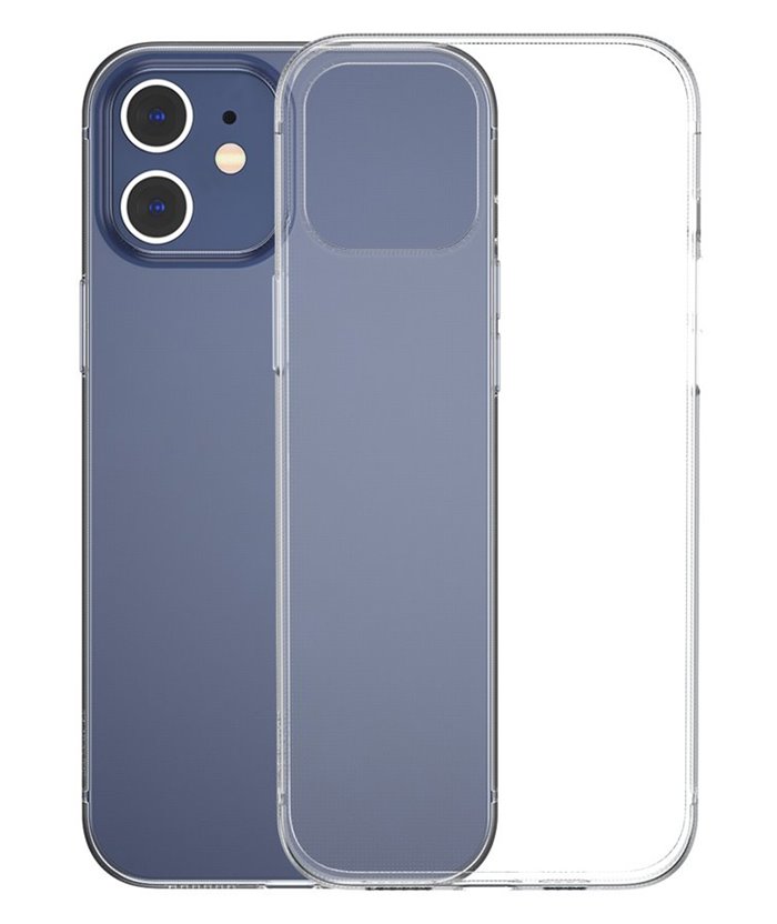 BASEUS θήκη Simple για iPhone 12 mini ARAPIPH54N-02, διάφανη