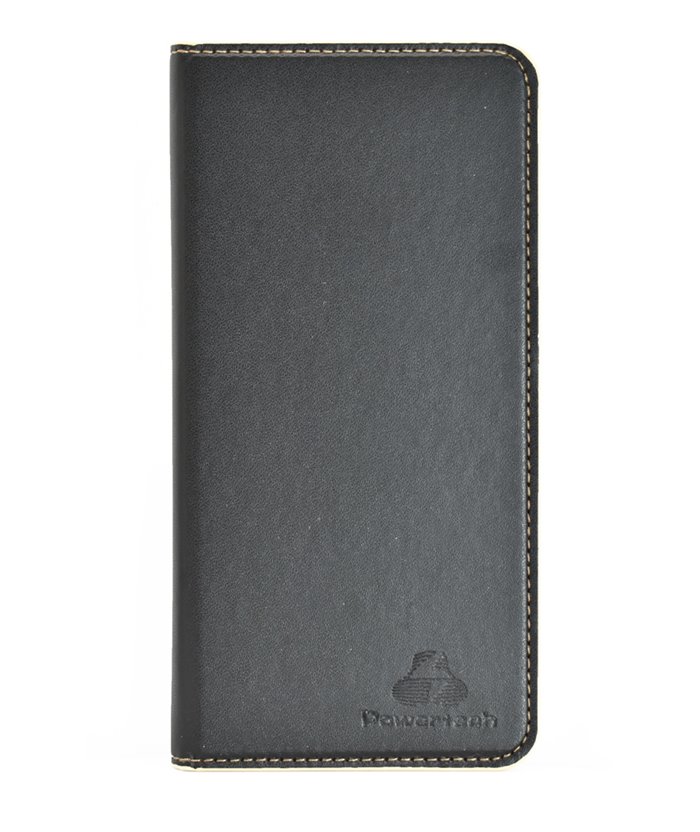 POWERTECH Θήκη Magnet Leather Slide Wide για Smartphone 5.5-5.9", μαύρη