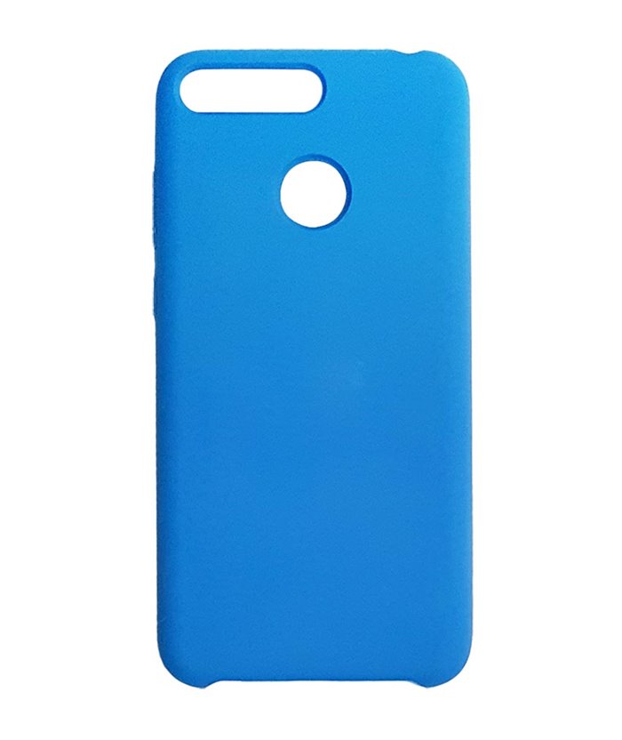POWERTECH Θήκη Silicon Velvet MOB-1110 για Huawei Y6/Prime 2018, μπλε