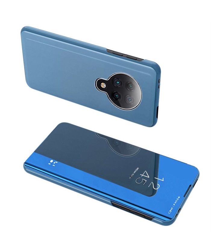 POWERTECH θήκη Clear view MOB-1533 για Xiaomi Poco F2 Pro, μπλε