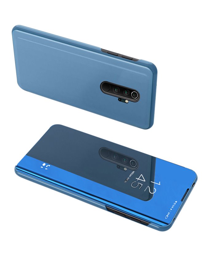 POWERTECH θήκη Clear view MOB-1540 για Xiaomi Redmi 9, μπλε