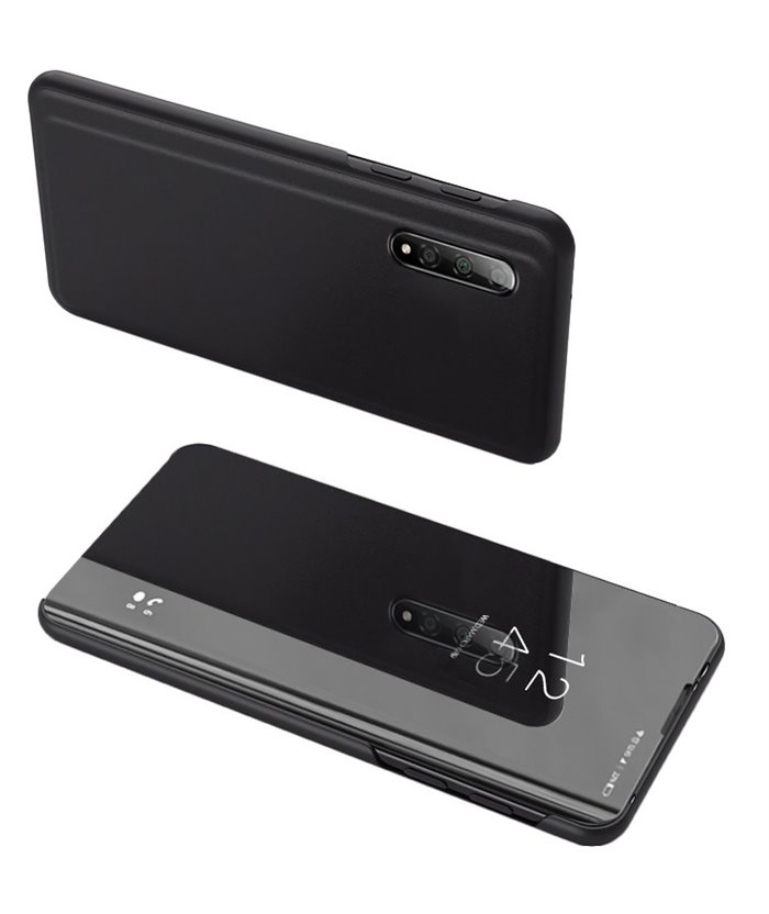 POWERTECH θήκη Clear view MOB-1599 για Xiaomi Mi 9, μαύρο