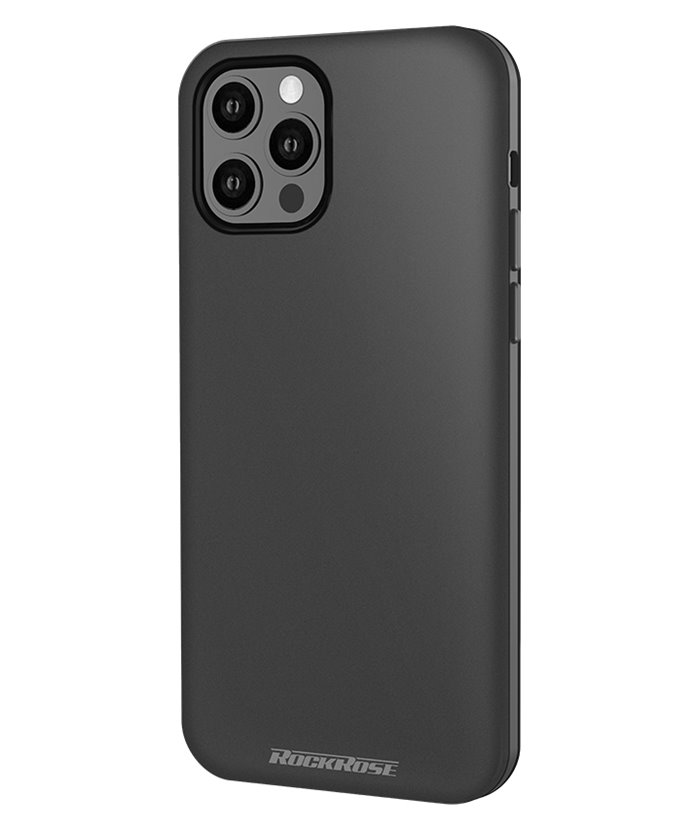 ROCKROSE θήκη Pebble για iPhone 12/12 Pro, μαύρη