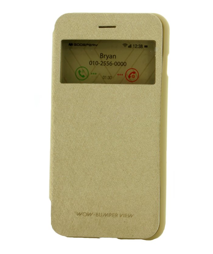 MERCURY Θήκη WOW Bumper για iPhone 7 Plus, Gold