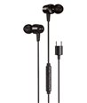 AWEI earphones με μικρόφωνο TC-1, Type-C, 1.2m, μαύρα