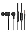 CELEBRAT Earphones CLB-V1-BK με μικρόφωνο, 10mm, 3.5mm, 1.2m, μαύρα