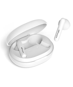 HIFUTURE earphones FutureBuds+, true wireless, με θήκη φόρτισης, λευκά