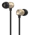 CELEBRAT earphones με μικρόφωνο G10, 10mm, 3.5mm, 1.2m, χρυσά