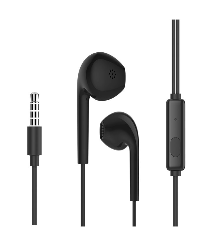 CELEBRAT earphones G12 με μικρόφωνο, 14.2mm, 1.2m, μαύρο