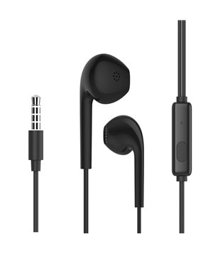 CELEBRAT earphones G12 με μικρόφωνο, 14.2mm, 1.2m, μαύρο