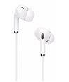 CELEBRAT earphones με μικρόφωνο G15-WH, 10mm, 3.5mm, 1.2m, λευκά