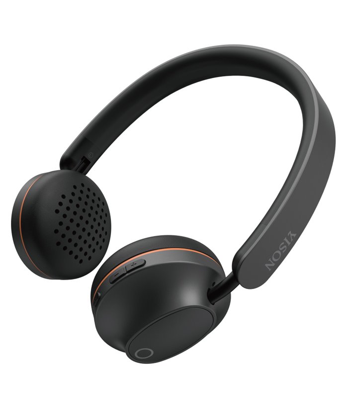 YISON headphones Hanker H3, wireless & wired, BT 5.0, 40mm, γκρι