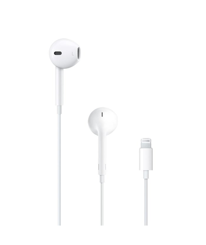 APPLE EarPods με Lightning connector MMTN2ZM-A (A1748), λευκά