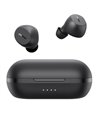 MPOW earphones M12 με θήκη φόρτισης, True Wireless, μαύρα