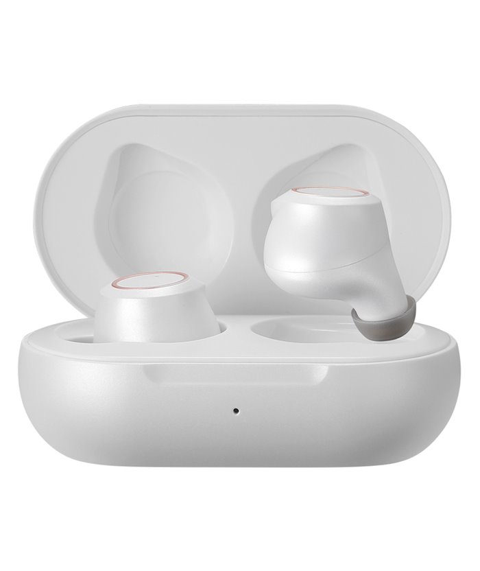 ROCKROSE earbuds Opera III με θήκη φόρτισης, True Wireless, λευκά