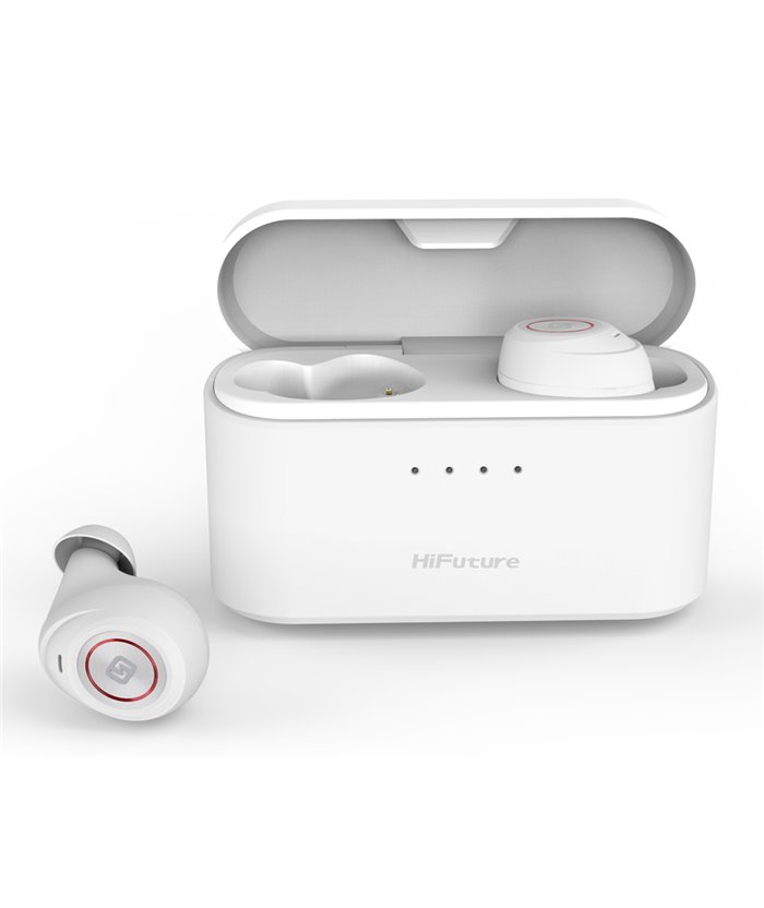 HIFUTURE earphones TidyBuds Pro, power bank, με θήκη φόρτισης, λευκά