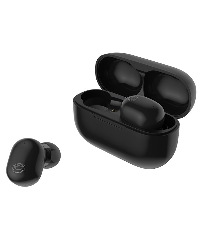 CELEBRAT earphones με θήκη φόρτισης W7, True Wireless, μαύρα