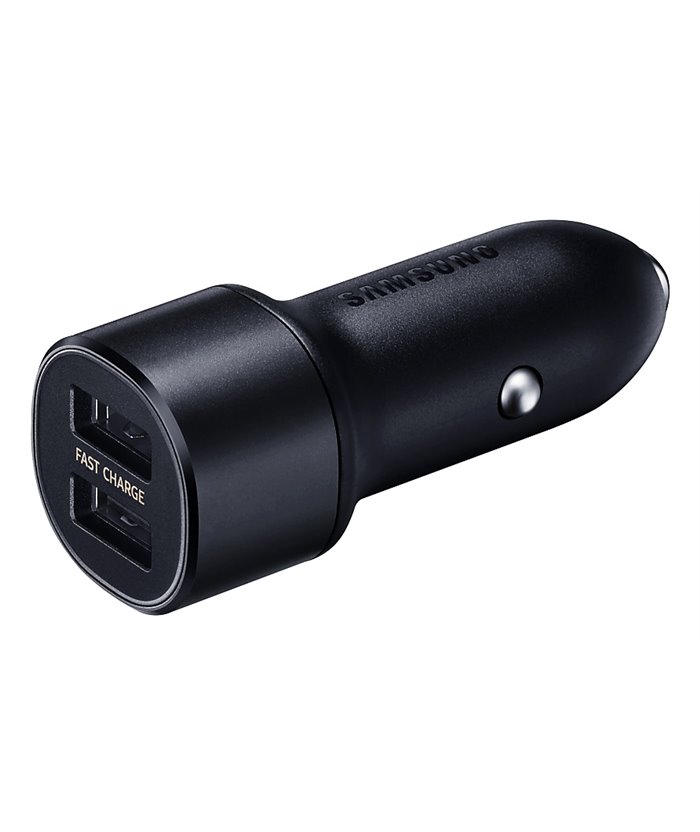SAMSUNG Φορτιστής αυτοκινήτου EP-L1100NBEGWW, 2x USB-A, 2A, μαύρο
