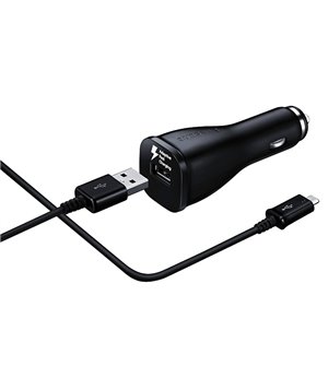 SAMSUNG Φορτιστής αυτοκινήτου EP-LN915U, Micro USB, 15W 2A, μαύρο