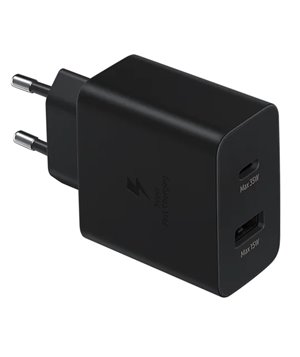 SAMSUNG φορτιστής τοίχου EP-TA220NBEGEU, USB & Type-C, 35W 3A, μαύρος