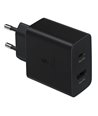 SAMSUNG φορτιστής τοίχου EP-TA220NBEGEU, USB & Type-C, 35W 3A, μαύρος