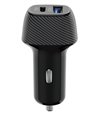 ROCKROSE φορτιστής αυτοκινήτου Safari PQ, 2x USB, 3.0, 36W, 3A, μαύρος