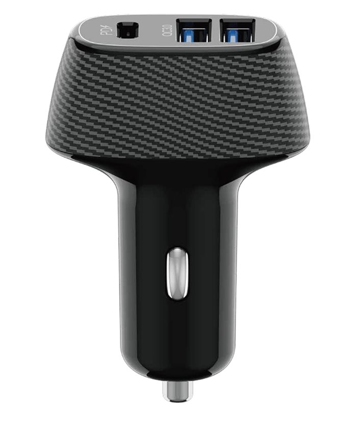 ROCKROSE φορτιστής αυτοκινήτου Safari PQ2, 3x USB, 42W, 3A, μαύρος