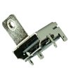 HDMI Connector A TYPE2, pins ίσια με κούμπωμα, βάση βιδώματος, Silver