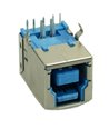 USB 3.0 Connector B TYPE, Solder in, Silver