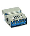USB 3.0 Connector A TYPE, down, Silver