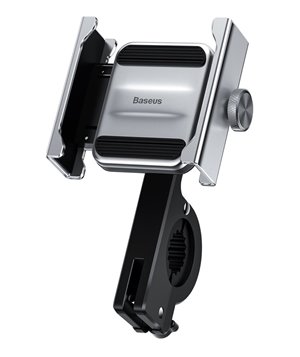 BASEUS βάση μηχανής για smartphone CRJBZ-0S Knight, μεταλλική, ασημί
