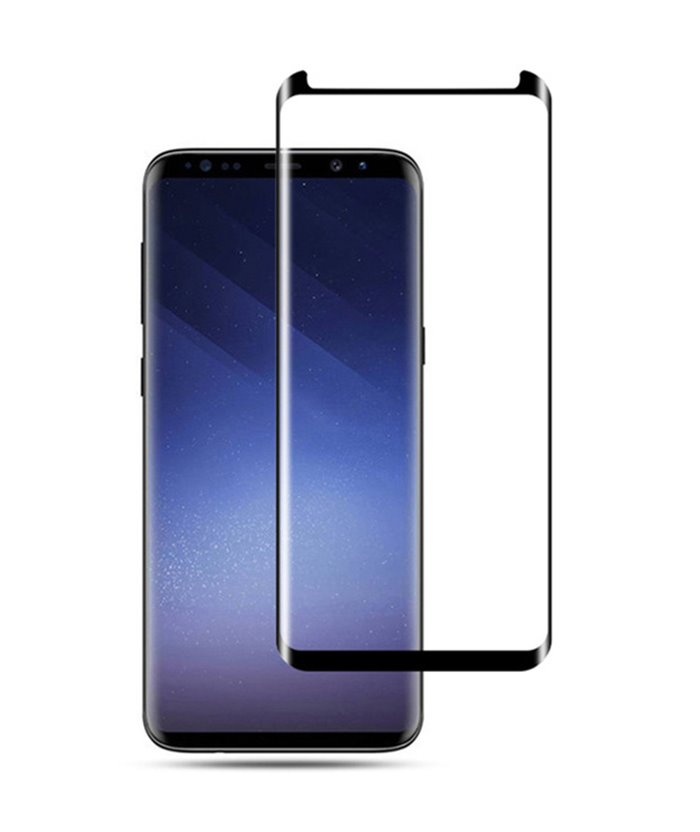 POWERTECH Tempered Glass 3D, Mini, Full glue για Samsung S9 Plus, Black