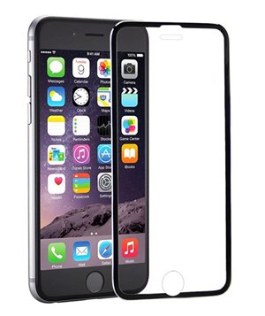 POWERTECH Tempered Glass 3D Full Face, iPhone 7/8 Plus, titanium, Black