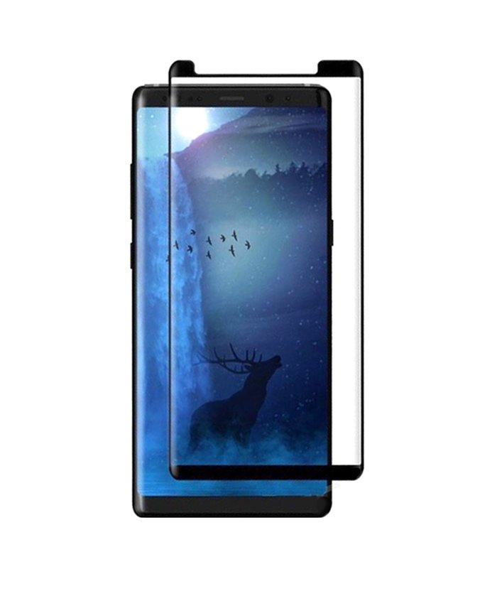 POWERTECH Tempered Glass 3D για Samsung Note 9, mini, full glue, μαύρο