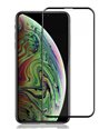 POWERTECH Tempered Glass 3D για iPhone XS Max, titanium, μαύρο