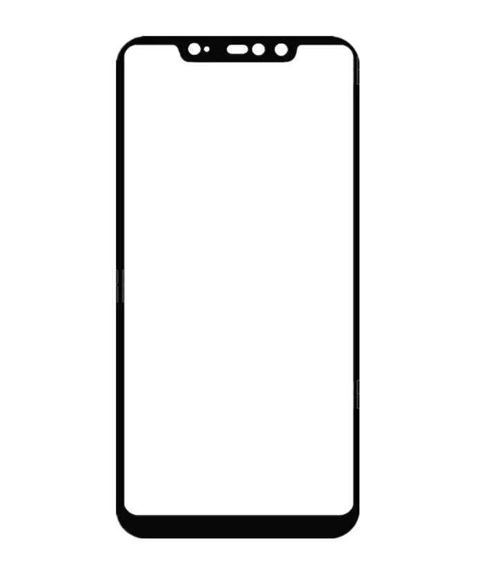 POWERTECH Tempered Glass 5D, full glue, για Xiaomi Note 6/6 Pro, μαύρο