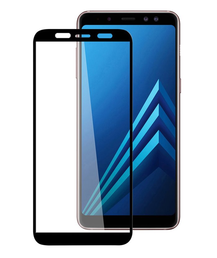 POWERTECH Tempered Glass 5D Full Glue για Samsung A6 Plus 2018, Black