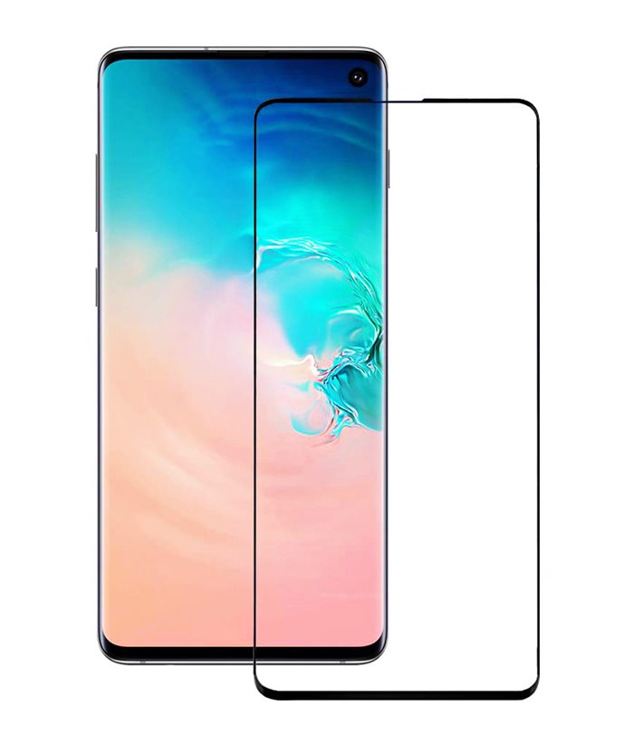 POWERTECH Tempered Glass 5D Full Glue για Samsung S10e, μαύρο