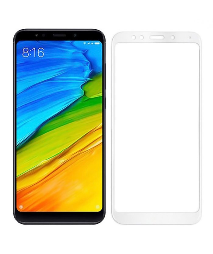 POWERTECH Tempered Glass 5D Full Glue για Xiaomi Note 5 Qualcomm, λευκό
